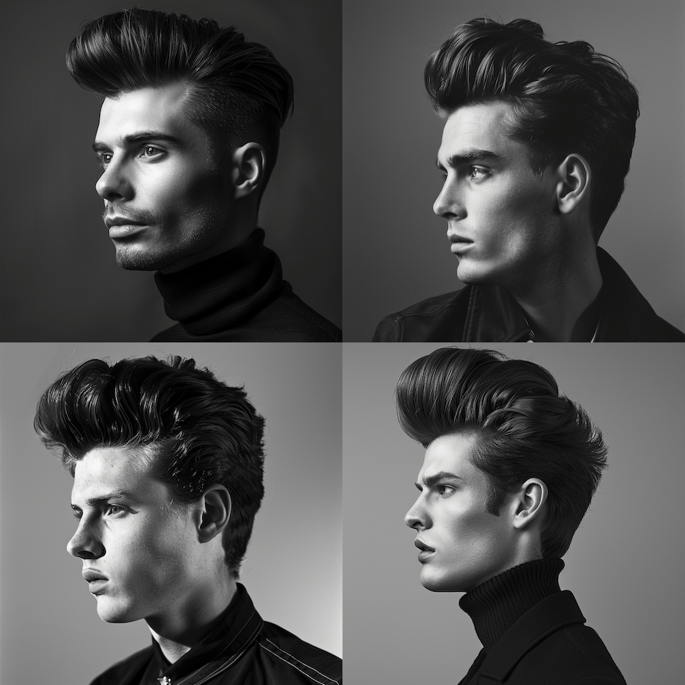 Pompadour wykonany w Connected Hair