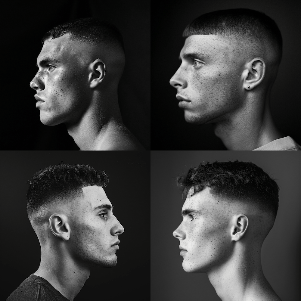 Skin fade wykonany w Connected Hair